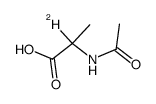 N-acetyl-DL-alanine-2-d1 Structure