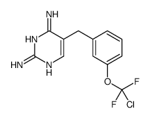 5-[m-(Chlorodifluoromethoxy)benzyl]-2,4-pyrimidinediamine structure