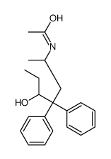 N-(5-hydroxy-4,4-diphenylheptan-2-yl)acetamide Structure