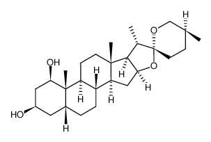 rhodeasapogenin Structure