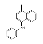 4-methyl-N-phenylnaphthalen-1-amine Structure