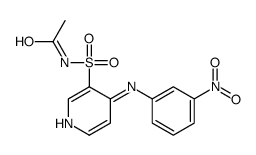 N-[4-(3-nitroanilino)pyridin-3-yl]sulfonylacetamide Structure