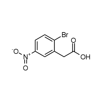 2-(2-Bromo-5-nitrophenyl)aceticacid Structure