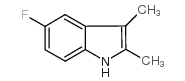 2,3-Dimethyl-5-fluoroindole Structure