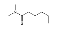 Hexanethioamide,N,N-dimethyl- structure