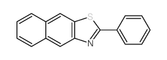Naphtho[2,3-d]thiazole,2-phenyl- Structure