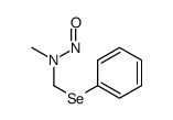 N-methyl-N-(phenylselanylmethyl)nitrous amide Structure