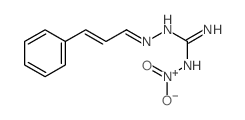 [[N-(cinnamylideneamino)carbamimidoyl]amino]-hydroxy-oxo-azanium Structure