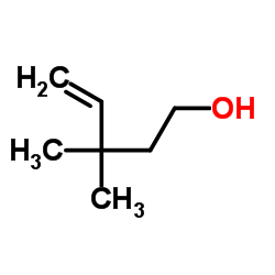 3,3-Dimethyl-4-penten-1-ol structure