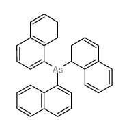 Arsine,tri-1-naphthalenyl-结构式