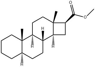D-Nor-5α-androstane-16β-carboxylic acid methyl ester structure
