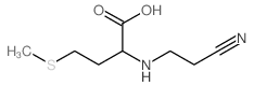 DL-Methionine, N- (2-cyanoethyl)- Structure