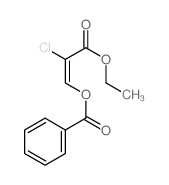 [(E)-2-chloro-2-ethoxycarbonyl-ethenyl] benzoate picture