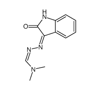 N,N-dimethyl-N'-[(2-oxoindol-3-yl)amino]methanimidamide Structure