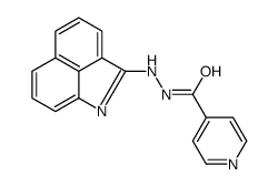 N'-benzo[cd]indol-2-ylpyridine-4-carbohydrazide结构式