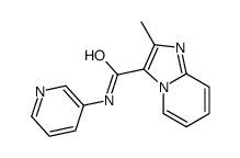 Imidazo[1,2-a]pyridine-3-carboxamide, 2-methyl-N-3-pyridinyl- (9CI) structure