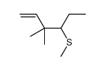 3,3-dimethyl-4-methylsulfanylhex-1-ene Structure