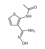 Acetamide, N-[3-[(hydroxyamino)iminomethyl]-2-thienyl]- (9CI) picture