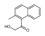 2-hydroxy-1-(2-methylnaphthalen-1-yl)ethanone结构式