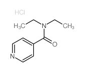 N,N-diethylpyridine-4-carboxamide hydrochloride Structure