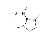 N,1,3-trimethyl-N-trimethylsilyl-1,3,2-diazaborolidin-2-amine结构式