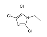 2,4,5-trichloro-1-ethylimidazole结构式