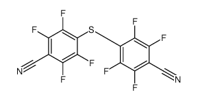 4-(4-cyano-2,3,5,6-tetrafluorophenyl)sulfanyl-2,3,5,6-tetrafluorobenzonitrile Structure