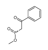 methoxy-oxo-phenacylphosphanium Structure