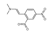 β-(N,N-dimethylamino)-2,4-dinitrostyrene结构式