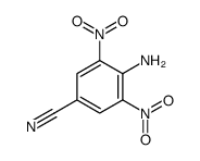 4-amino-3,5-dinitrobenzonitrile结构式