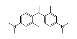 4-[1-[4-(dimethylamino)-2-methylphenyl]ethenyl]-N,N,3-trimethylaniline结构式