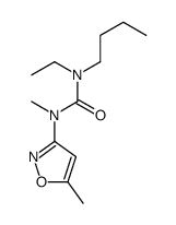 1-butyl-1-ethyl-3-methyl-3-(5-methyl-1,2-oxazol-3-yl)urea Structure
