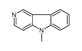 5-甲基-5H-吡啶并[4,3-b]吲哚结构式