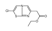 ethyl 2-(2-chloroimidazo[2,1-b][1,3]thiazol-6-yl)acetate结构式