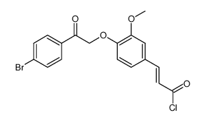 O-p-Bromphenacylferulylchlorid结构式