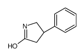 (S)-4-苯基吡咯烷-2-酮结构式