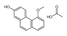 acetic acid,5-methoxyphenanthren-2-ol结构式