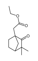 ethyl 2-(2,2-dimethyl-3-oxo-4-bicyclo[2.2.1]heptanyl)acetate Structure