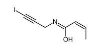 N-(3-iodoprop-2-ynyl)but-2-enamide Structure