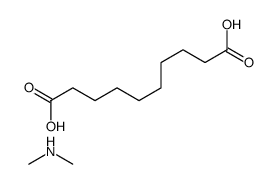 decanedioic acid,N-methylmethanamine Structure