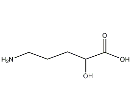 5-Amino-2-hydroxyvaleric acid Structure
