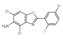 4,6-dibromo-2-(5-bromo-2-chlorophenyl)-1,3-benzoxazol-5-amine picture