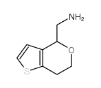 (6,7-Dihydro-4H-thieno[3,2-c]pyran-4-yl)methylamine Structure