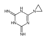 6-(aziridin-1-yl)-1,3,5-triazine-2,4-diamine Structure