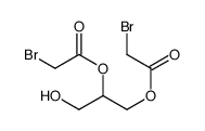 [2-(2-bromoacetyl)oxy-3-hydroxypropyl] 2-bromoacetate结构式
