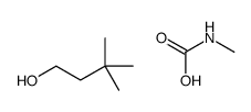 3,3-dimethylbutan-1-ol,methylcarbamic acid Structure