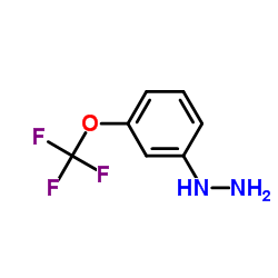 (3-(三氟甲氧基)苯基)肼结构式