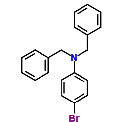 N,N-联苄基-4-溴苯胺结构式