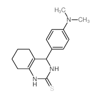 4-(4-dimethylaminophenyl)-3,4,5,6,7,8-hexahydro-1H-quinazoline-2-thione Structure