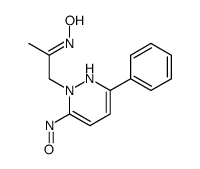 N-[1-(3-nitroso-6-phenyl-1H-pyridazin-2-yl)propan-2-ylidene]hydroxylamine Structure
